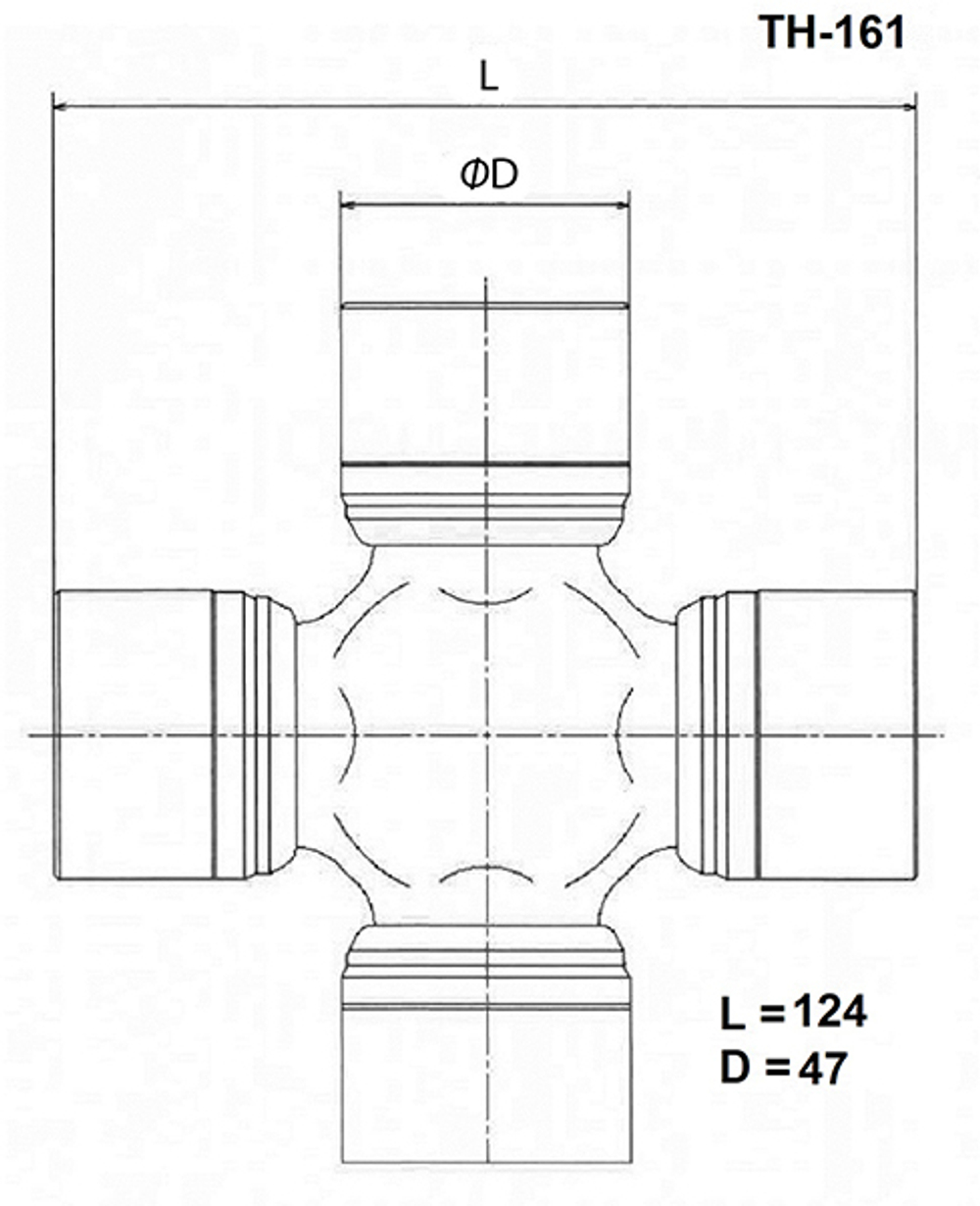 Крестовина карданного вала TOYO TH161