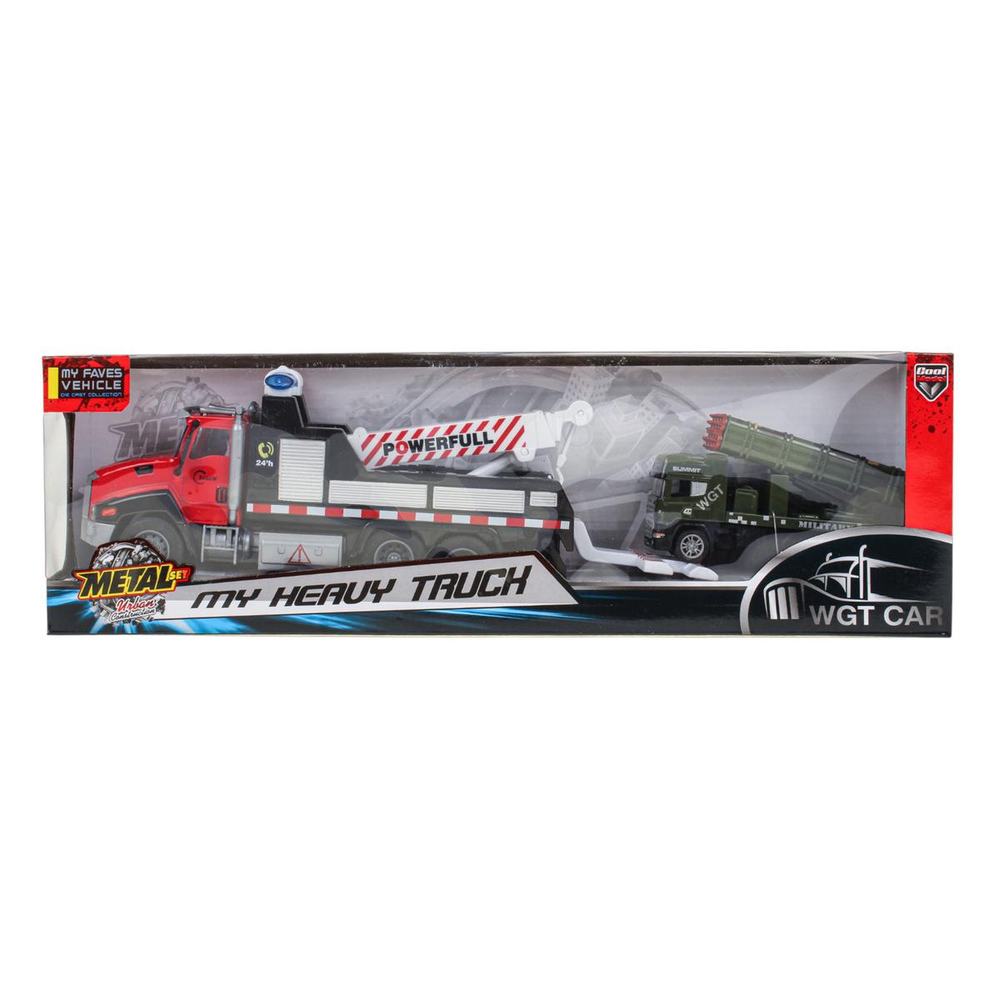 Автовоз ин. + 1 машинка, коробка W2213-19