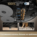 Робот-пылесос DREAME X50 Master, 75Вт, черный/черный [rlx86ce-1]