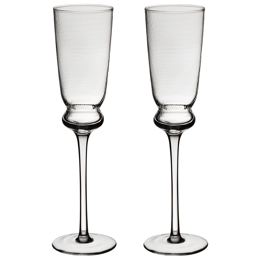 Набор бокалов для шампанского "Twist & Shine" 2шт 210мл