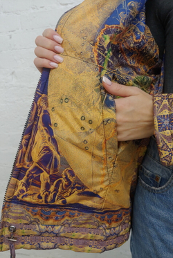 Двусторонняя куртка "Зодиак", по мотивам средневековой карты звездного неба