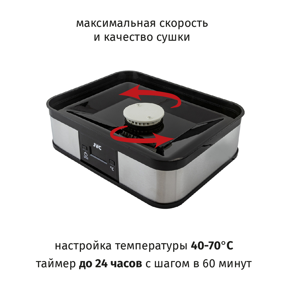 Сушилка для овощей и фруктов JVC JK-FD750