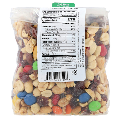 Bergin Fruit and Nut Company, Смесь клюквы, 454 г (16 унций)