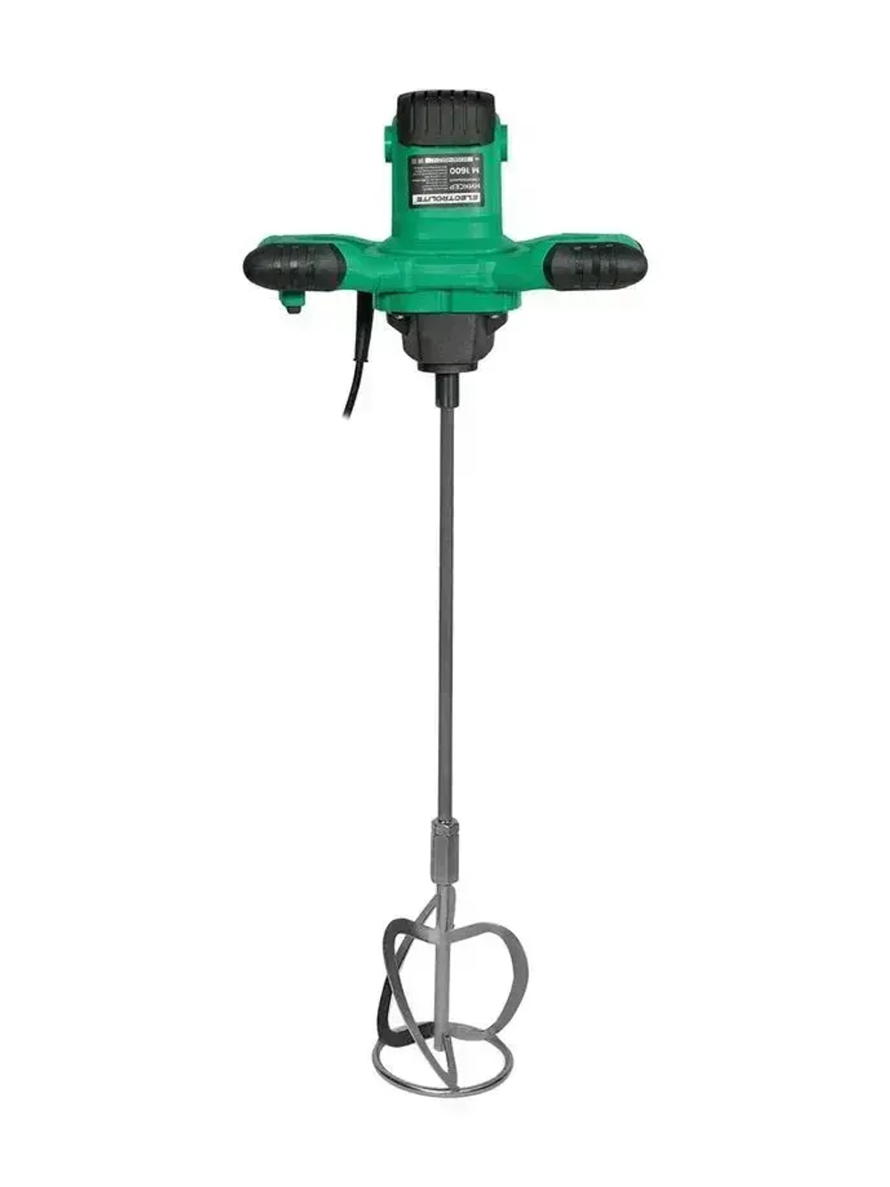 Миксер строительный Electrolite М 1600 ( 1600Вт, 1 скорость, 1 венчик, медная обмотка ) Электрический