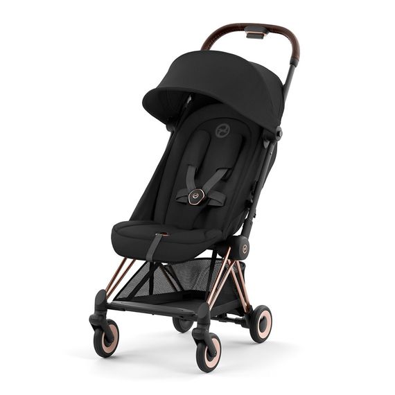 Прогулочная коляска Cybex Coya Sepia Black шасси Rosegold