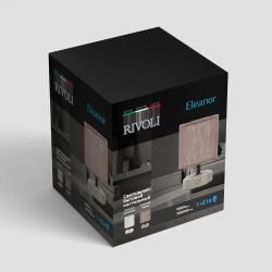 Настольная лампа Rivoli Eleanor 7070-502 1 * Е14 40 Вт керамика кофейная | Rivoli