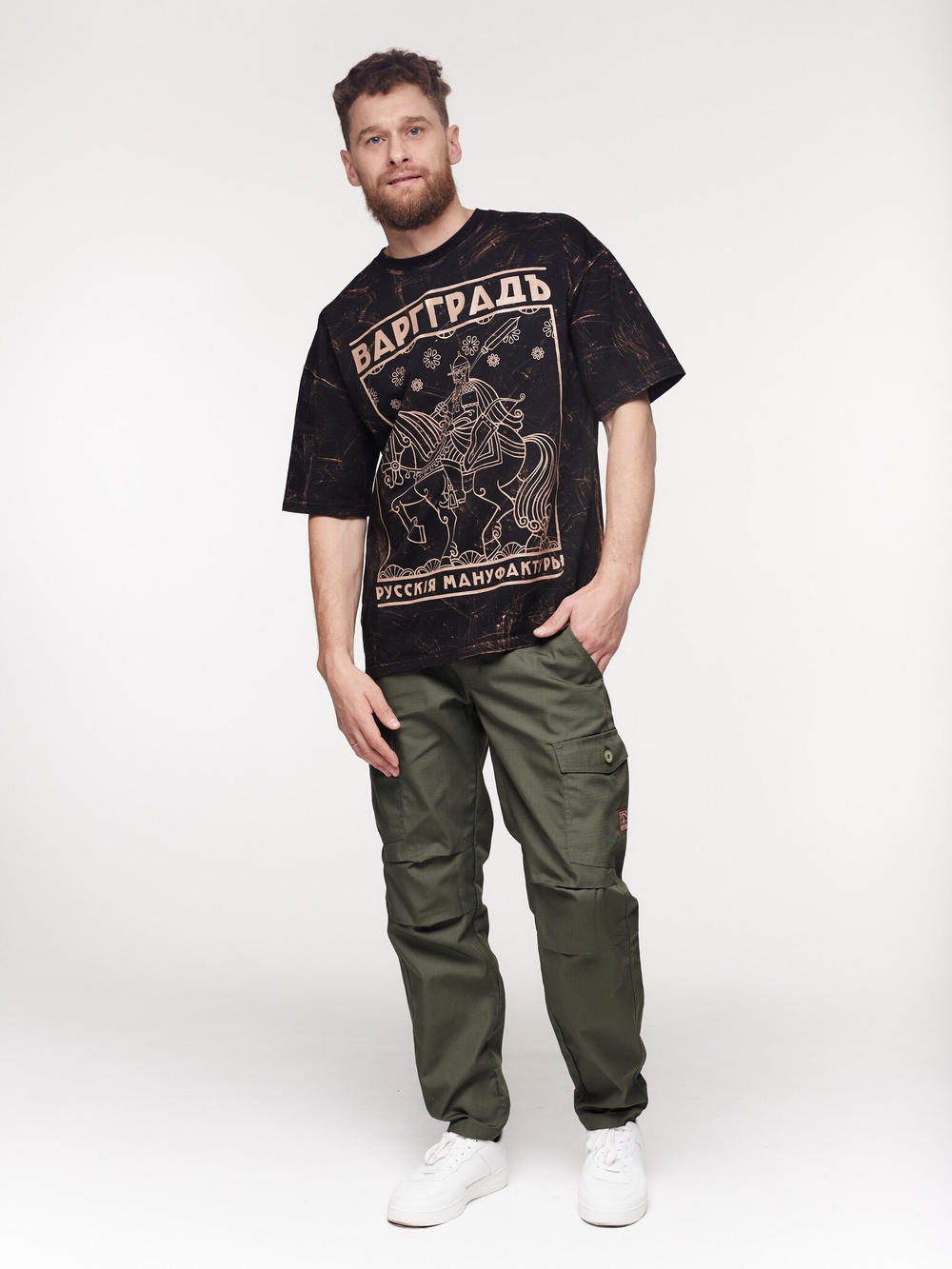 Брюки Карго Варгградъ Премиум мужские классика хаки Рипстоп