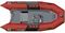 Лодка надувная ZODIAC PRO 550 ПВХ ( красно-серая )