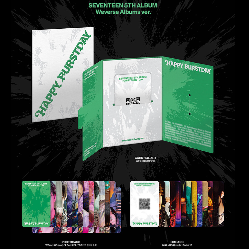 Альбом SEVENTEEN - HAPPY BURSTDAY (Weverse Albums ver.)