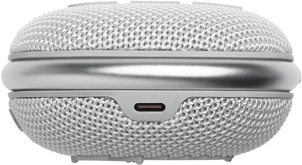 Колонка портативная JBL Clip 4, 5Вт, белый [jblclip4wht]