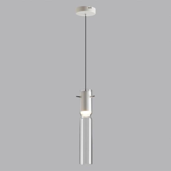 5058/5LB PENDANT ODL24 459 белый/прозрачный/металл/стекло Подвес LED 5W 3000K SCROW