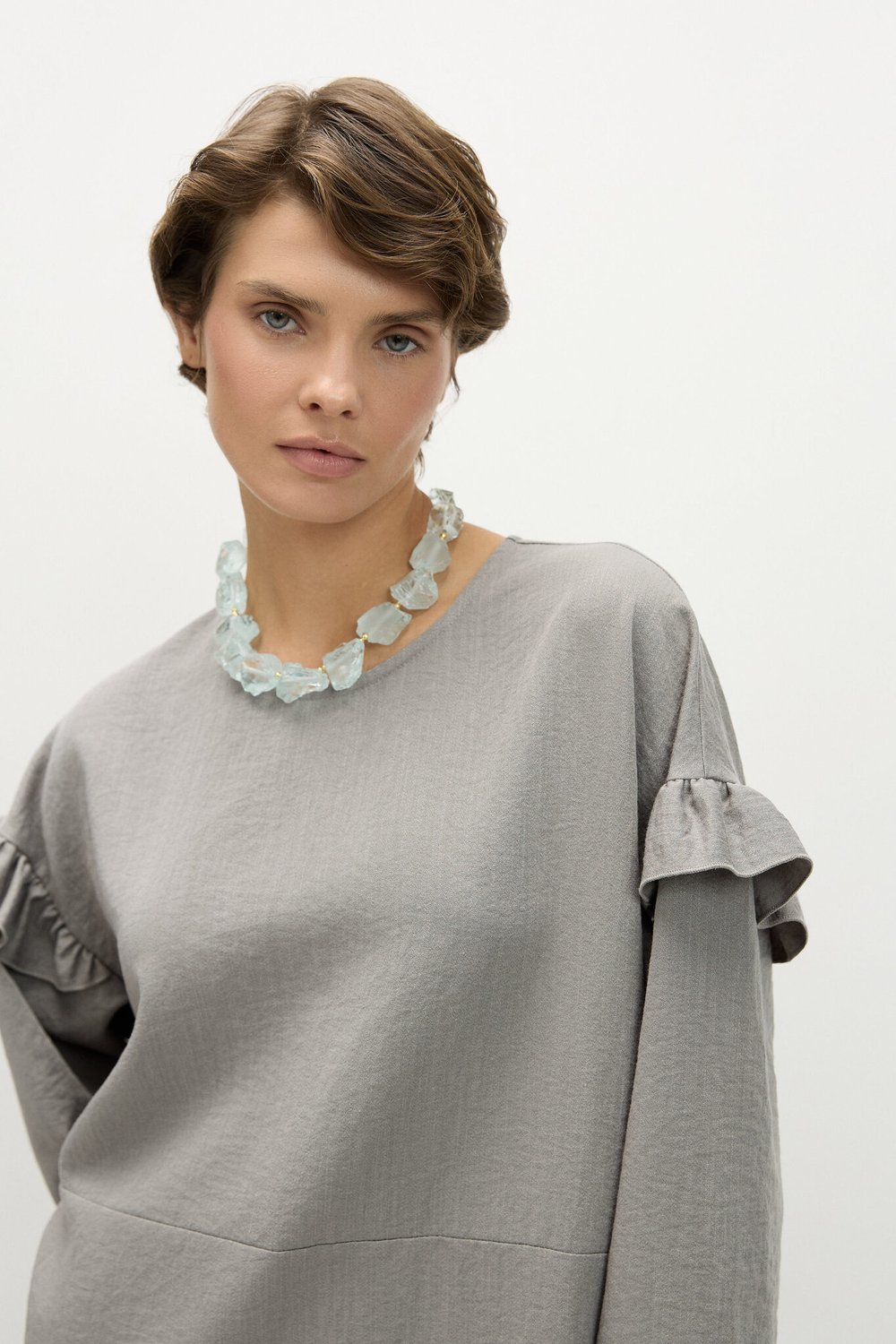 Платье свободного кроя