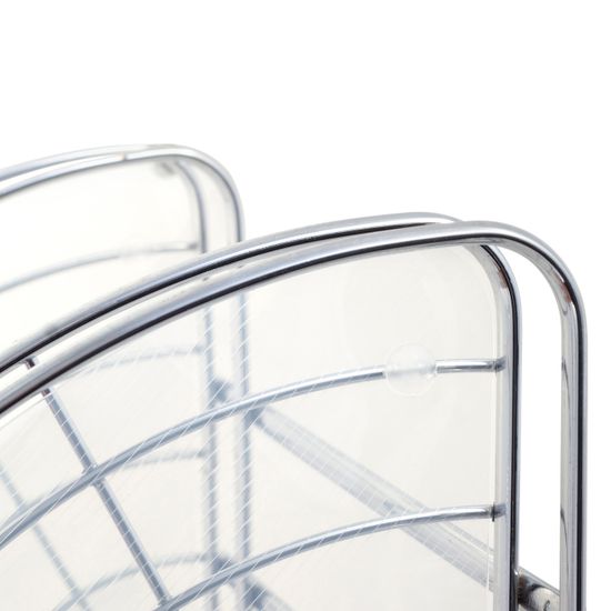 Полка для ванной 2-ярусная угловая Besser BS 0439D (23х17,5х34,5 см) из хромированной стали