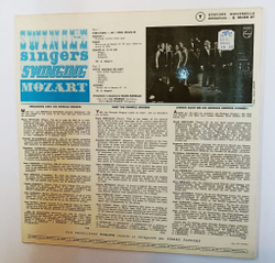 Винтажная виниловая пластинка LP Swingle Singers Swinging Mozart (France 1965)