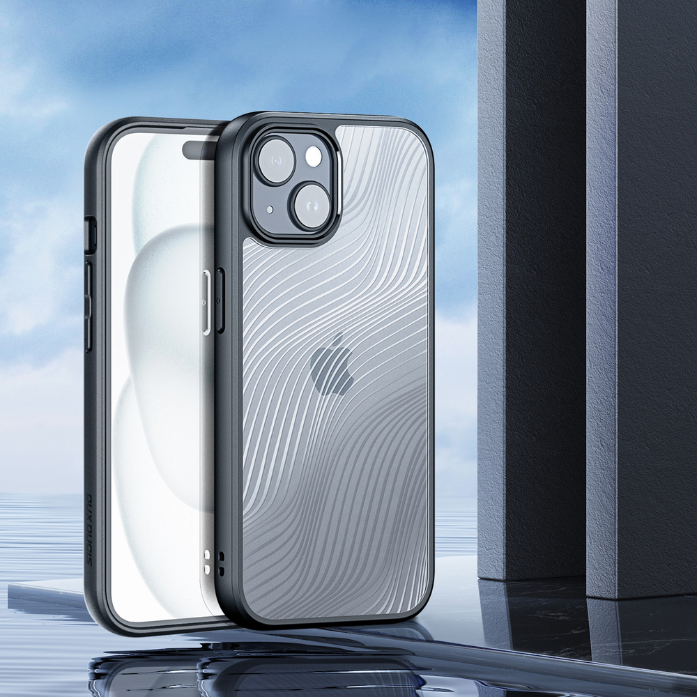 Чехол прозрачный с мягкими рамками от Dux Ducis для iPhone 15, серия Aimo Series Case