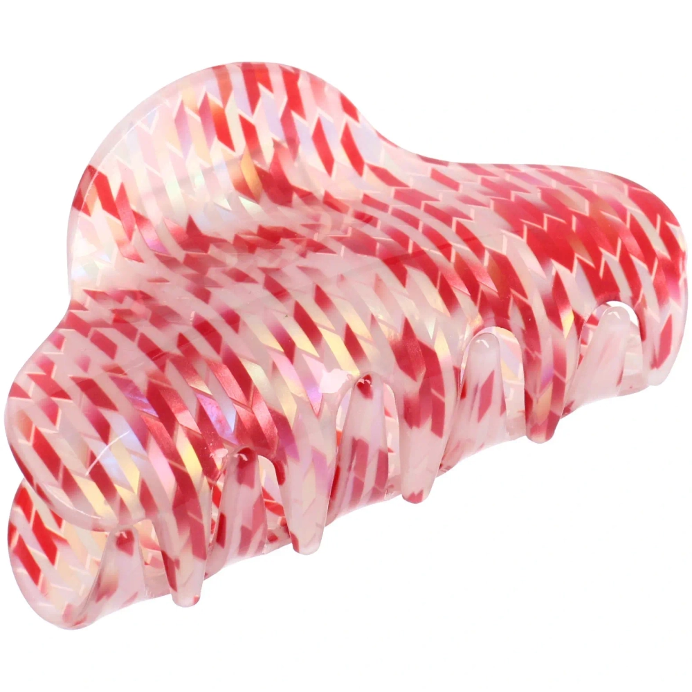 Заколка - краб для волос «AKS-EMPIRE», классика, микс 6 цветов, 8*4,5см