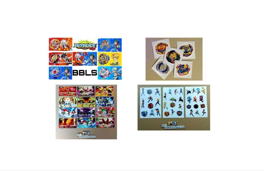 Набор наклеек Бейблэйд Берст в подарок