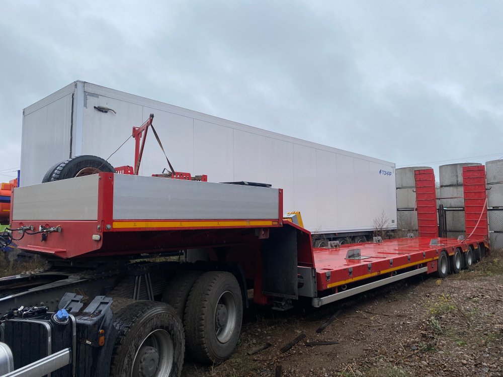 САВ (СпецАвто-Восток) 9318* Полуприцеп тяжеловоз 4 оси 93184E5 (Не раздвижной)