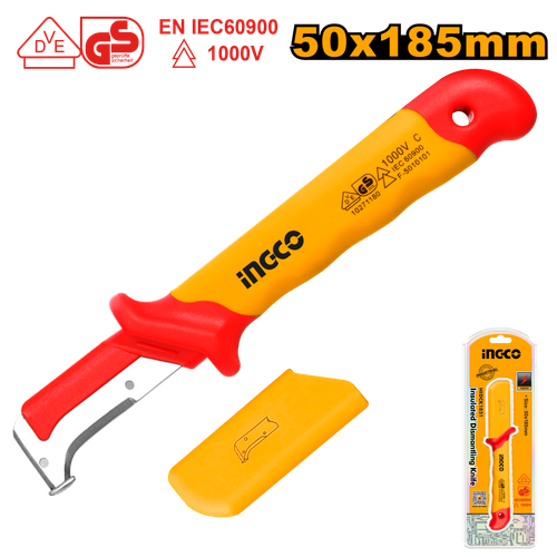 Диэлектрический нож электрика 185х50 мм INDUSTRIAL