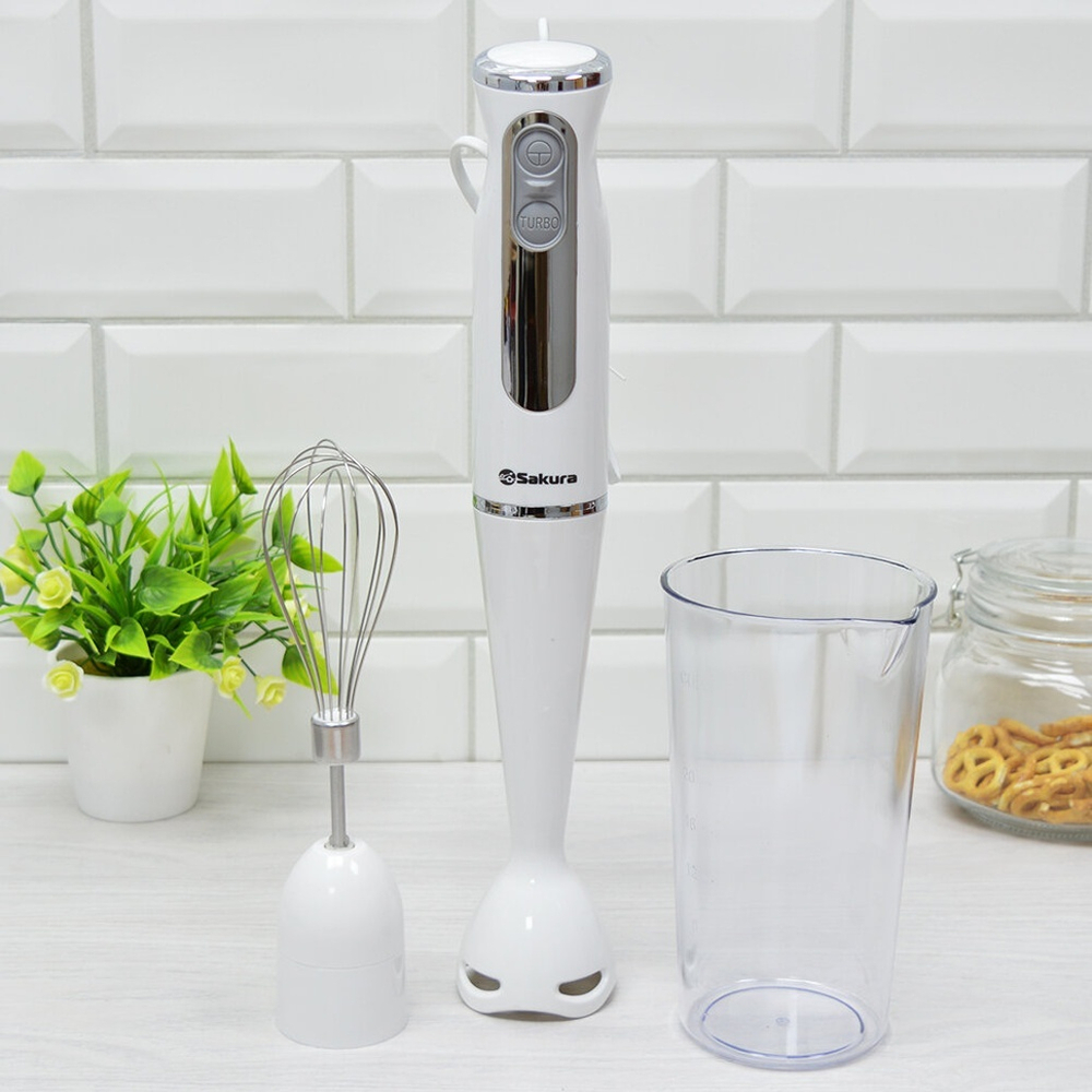 Блендерный набор SA-6248MW 600Вт DC мотор венчик стакан