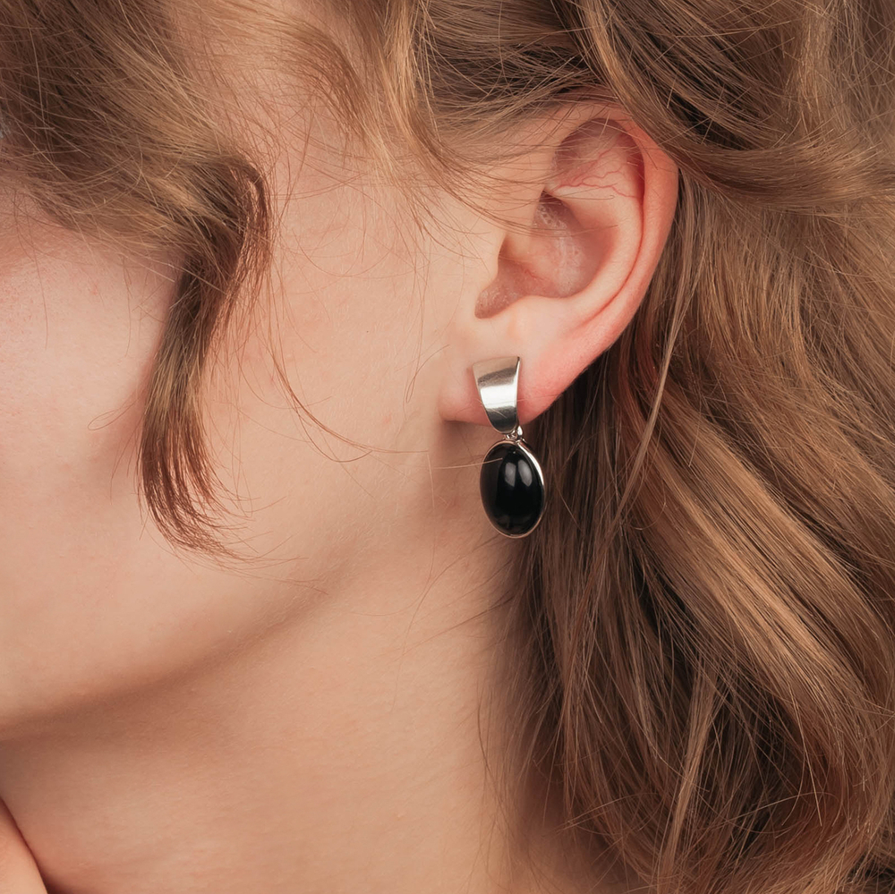 Серьги Possebon Agata Preto A0134.4 S