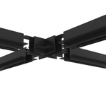 TR2114-BK Коннектор трека SMART для ГКЛ , \&quot;X\&quot; образный, механический , черный