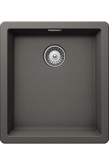 Мойка SCHOCK Greenwich 45 Cristadur 406х456 (подстольный монтаж) серебристый камень