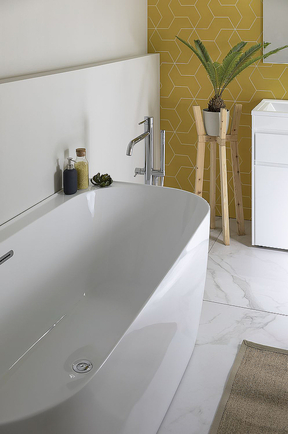 Акриловая ванна Allen Brau Priority 3 170x78 2.31003.21 белый матовый