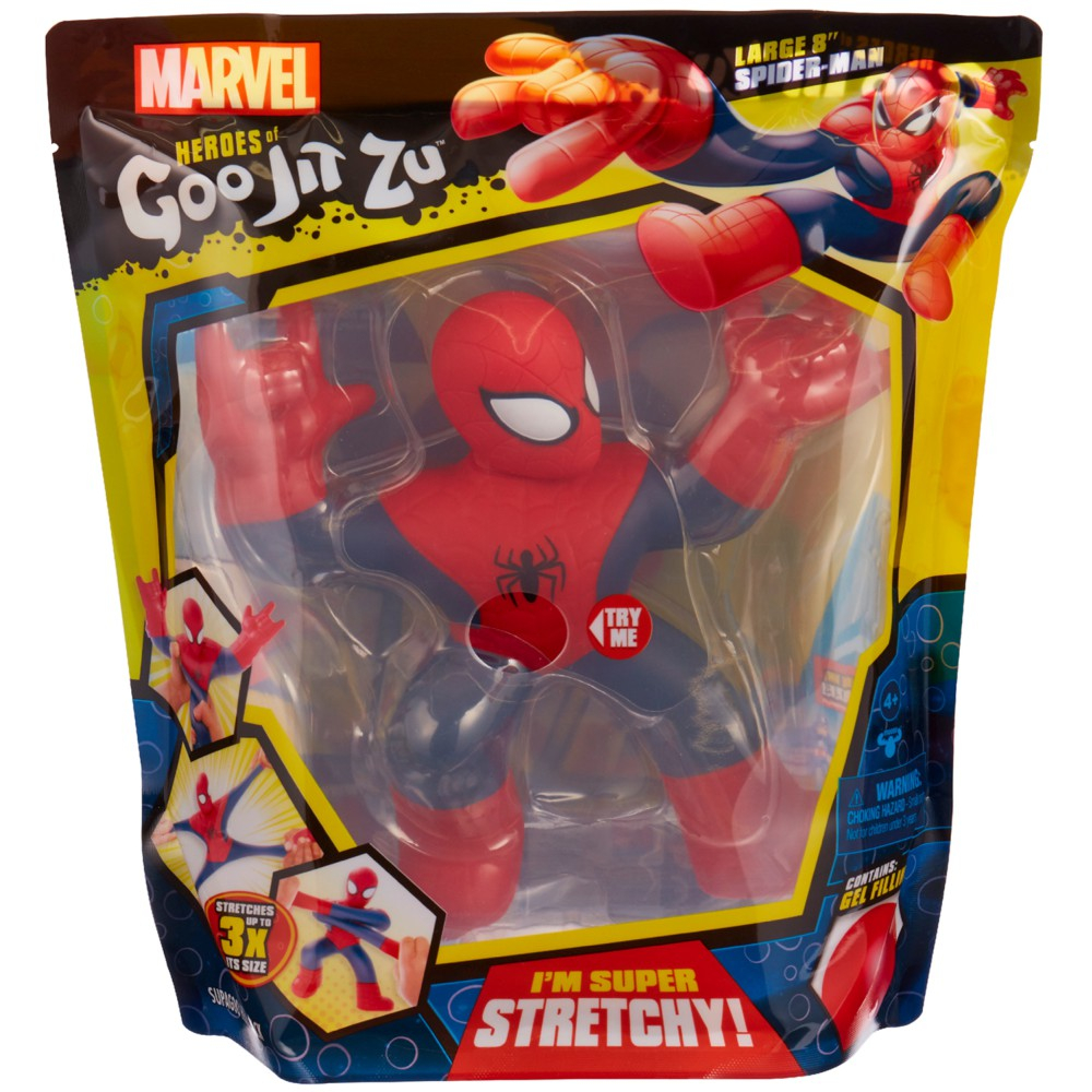 Heroes of Goo Jit Zu - Растягивающаяся фигурка Человек-паук Marvel Supagoo GOJ41081