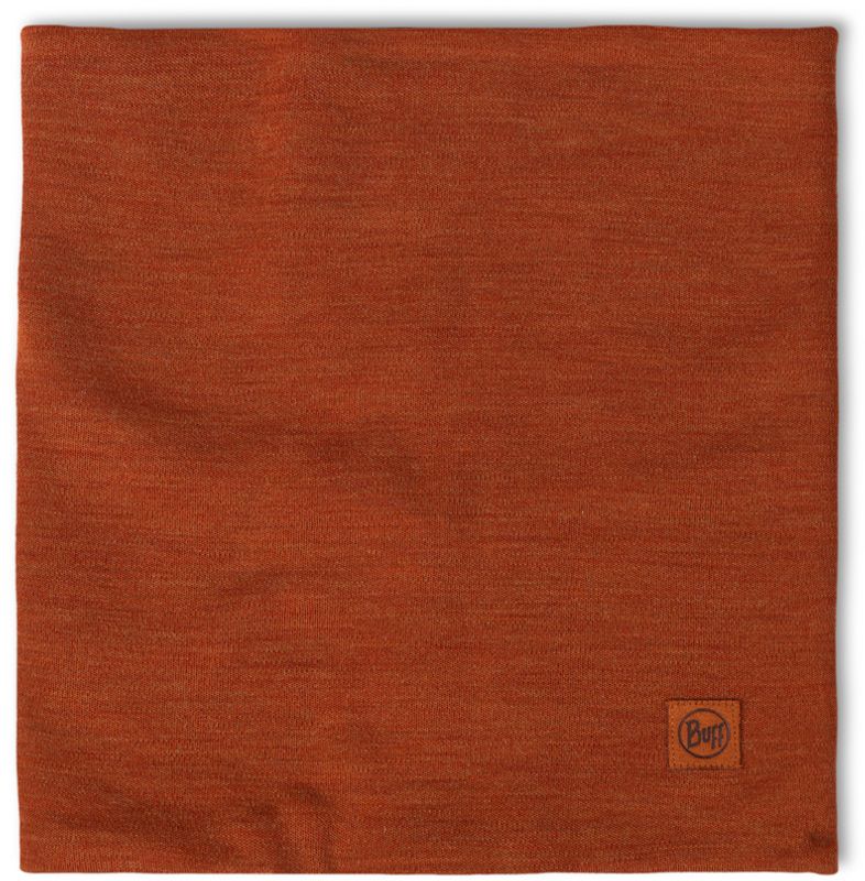 Шерстяной шарф-труба Buff Merino Heavyweight Solid Cinnamon Фото 4
