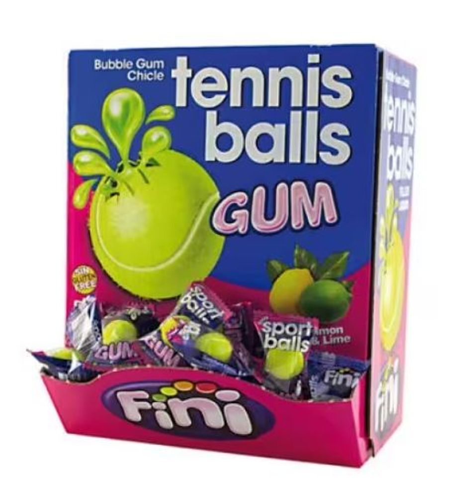 Жев.резинка FINI Tennis теннисный мячик 5гр