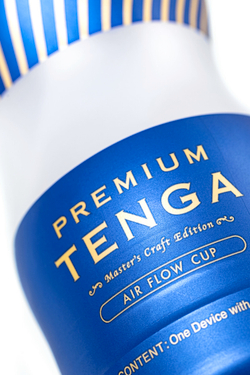 Нереалистичный мастурбатор TENGA Air Flow CUP , TPE, белый, 15,5 см