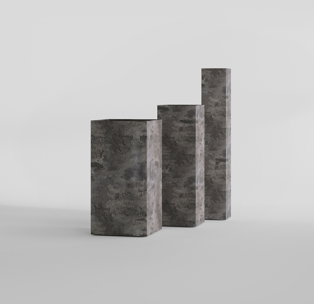 Кашпо, коллекция Concrete, форма COLONNA