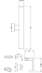Подсветка для зеркал Deko-Light Spiegel Line II 687133