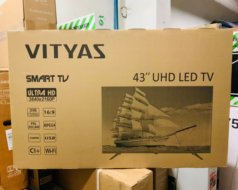 Телевизор Витязь 43LU1218 109.2см, 4K, LED, Smart TV, OS Android 11