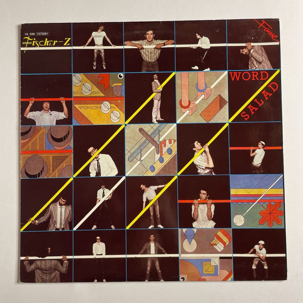Винтажная виниловая пластинка LP Fischer Z Word Salad (Holland 1982)