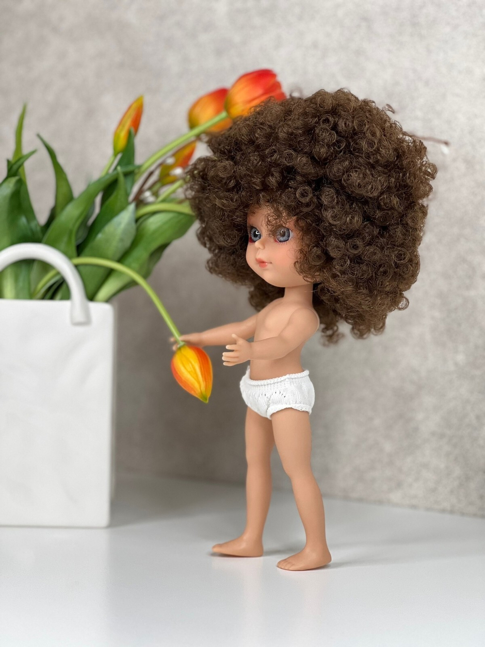 Кукла Nines виниловая 30см Dainty без одежды (2440W7)