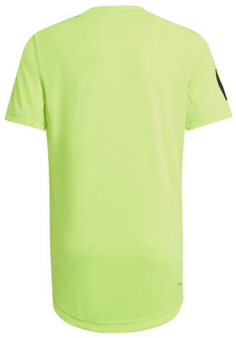 Футболка для мальчика теннисная Adidas Club 3 Stripes Tennis - желтый