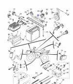 Реле стартера Yamaha 3B4819400000