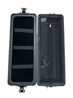 Короткий рэковый кейс 3 юнита 390мм LDPE +сумочка+ложемент в крышке| LDPE RACK3U390 | Внут. размеры 485*350*145мм