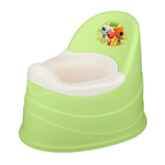 Горшок детский с декором "ми-ми-мишки" (зеленый)