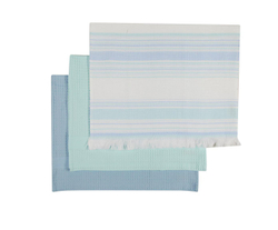 Подарочный набор кухонных полотенец Акварель голубой от Luxberry Португалия