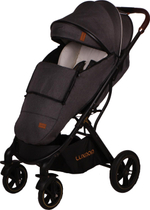 Прогулочная коляска luxmom 609 Чёрный текстиль