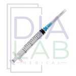 Шприцы 3 мл 30 шт инъекционный медицинский одноразовый с иглой 23G (0,6х30 мм) стерильный