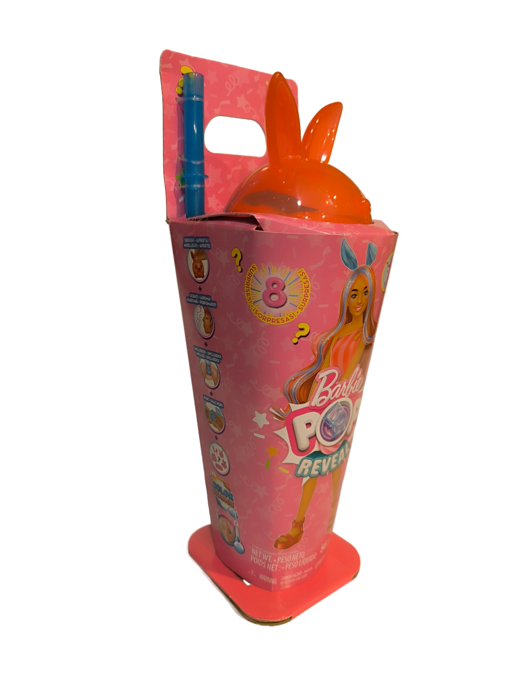 Barbie Pop Reveal Shake JCN87 — ароматная кукла-кролик с сюрпризами, вечеринка с животными