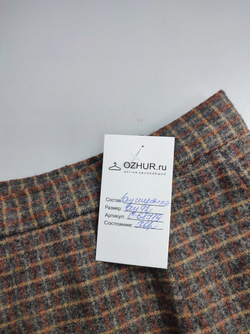 Юбка стильная в клетку 42 размер