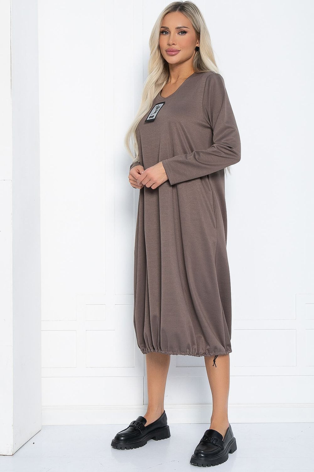 Платье Я жду тебя (кофе) П12313-15 LT Collection