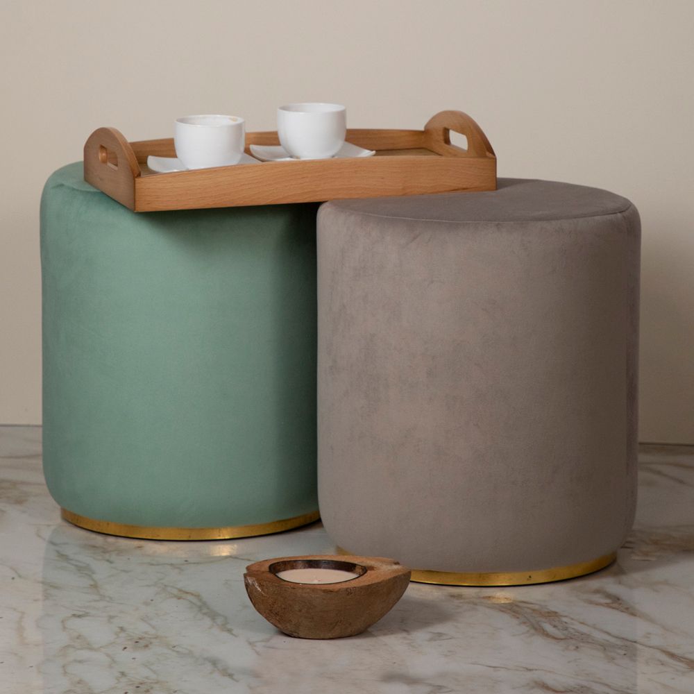 Банкетка ENZO Smoke Голд