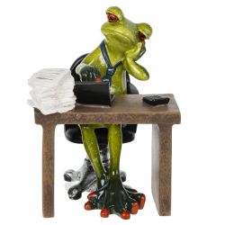 GAEM Фигурка декоративная "Лягушка", L10 W10 H14 см