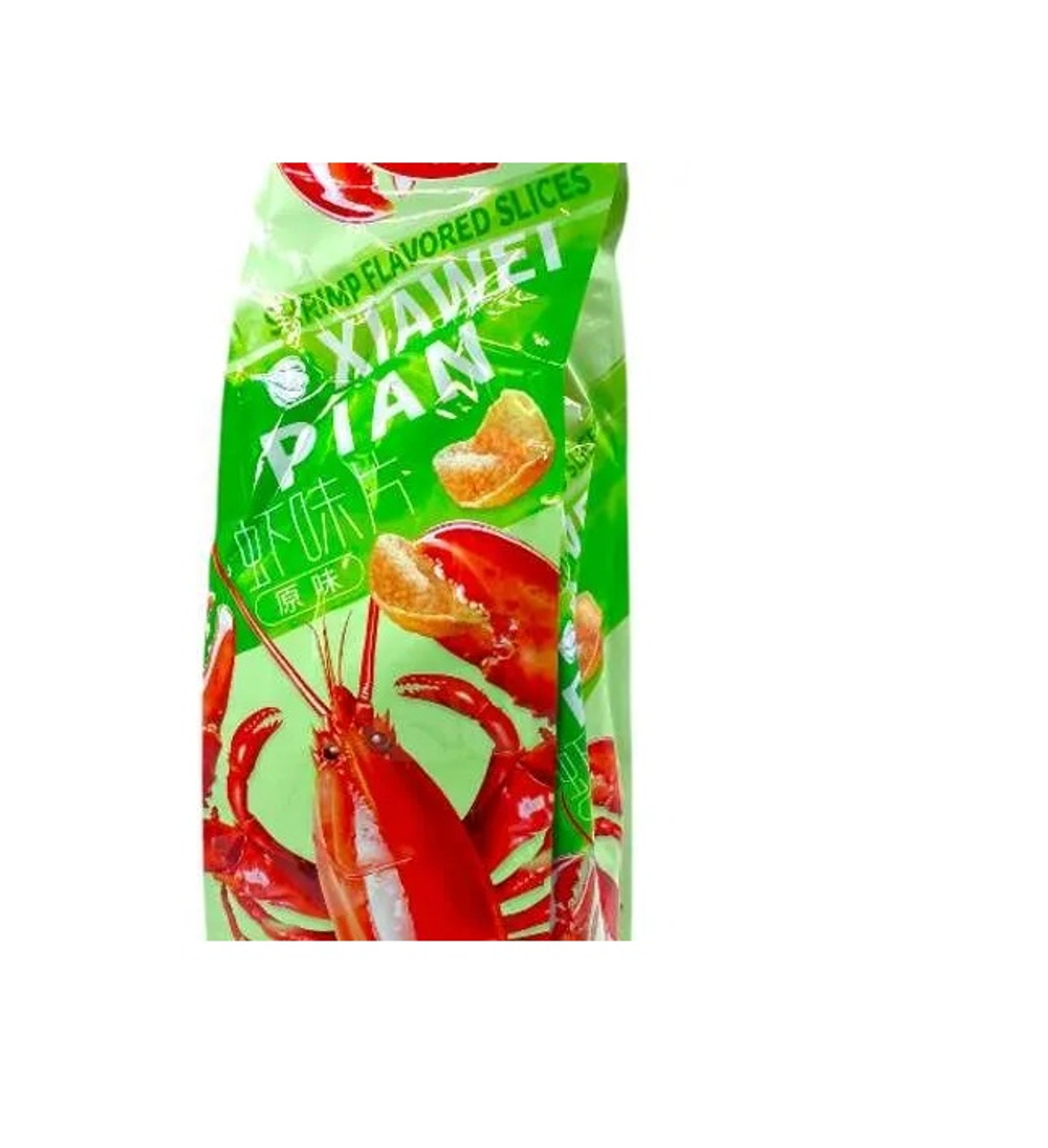 Чипсы со вкусом лобстер  200 гр зеленая